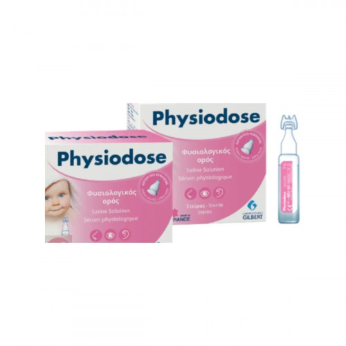 Physiodose Αμπούλες Φυσιολογικού Ορού για Όλη την Οικογένεια 60 x 5ml
