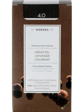 Korres Argan Oil Advanced Colorant 4.0 Καστανό Φυσικό