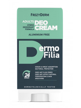 Frezyderm Dermofilia Adults Αποσμητικό 24h σε Κρέμα Χωρίς Αλουμίνιο 40ml