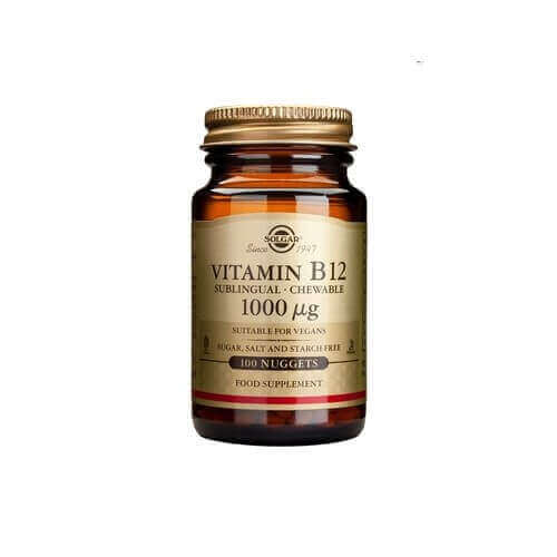 Solgar Vitamin B-12 1000mcg 100 υπογλώσσια δισκία