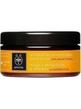 Apivita Μάσκα Θρέψης & Επανόρθωσης για Ξηρά/Αφυδατωμένα Μαλλιά με Αμύγδαλο & Μέλι 200ml (Pot)