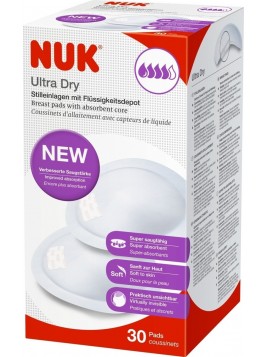 Nuk Επιθέματα Στήθους Ultra Dry 30τμχ