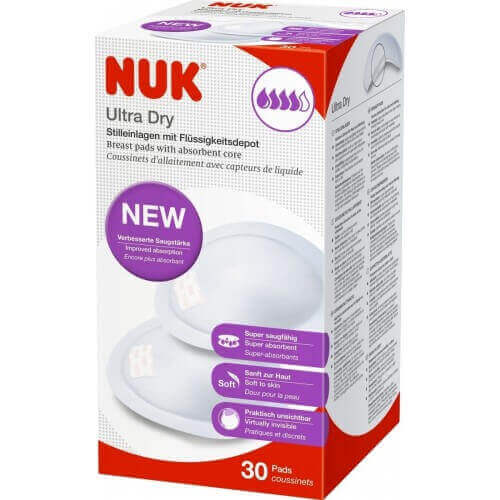 Nuk Επιθέματα Στήθους Ultra Dry 30τμχ