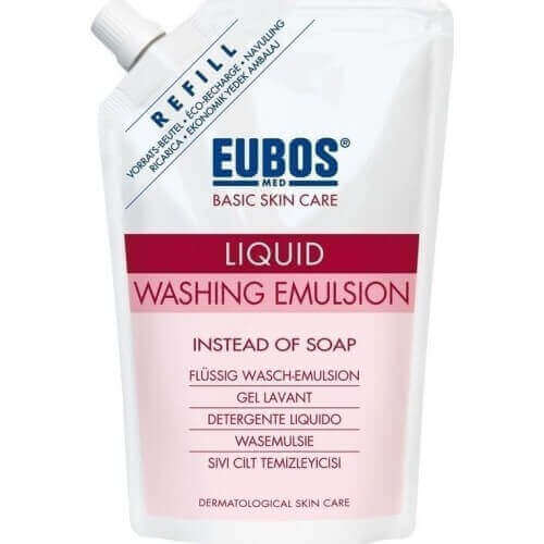 Eubos Red Liquid Washing Emulsion Refill 400ml