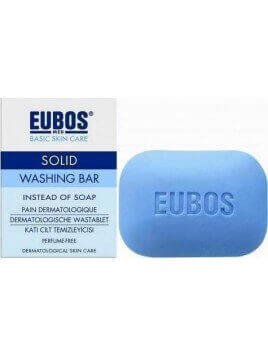 Eubos Blue Solid Washing Bar 125gr