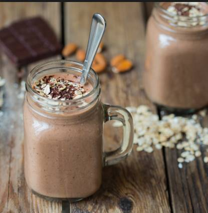 Smoothie with chocolate